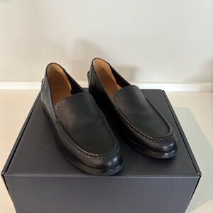 Everlane Black Leather Modern Loafer size 7.5